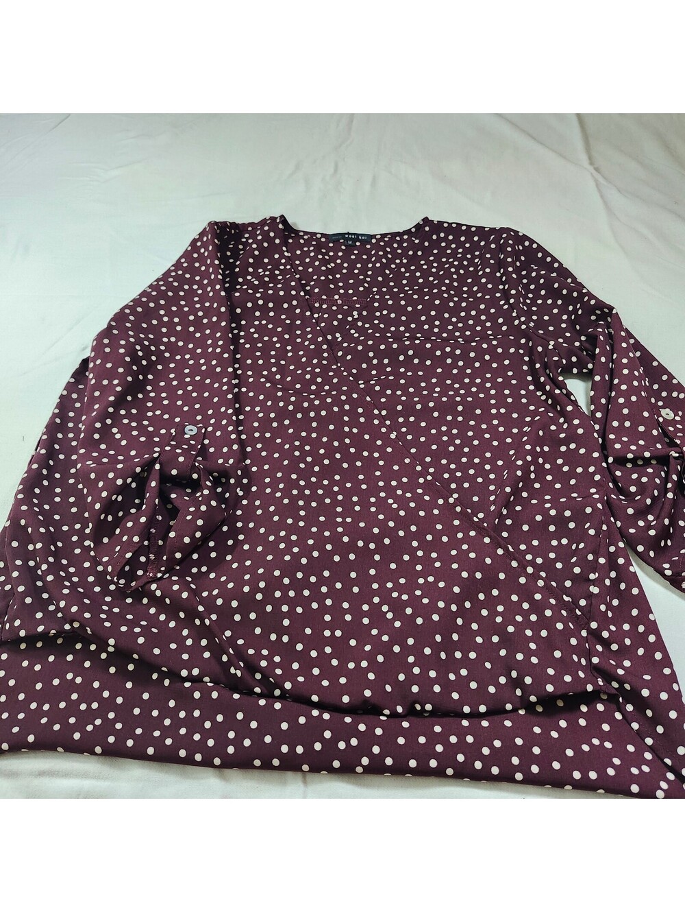 West Kei Wraparound 3/4 Sleeve Blouse